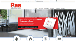 Desktop Screenshot of paa-haustechnik.de